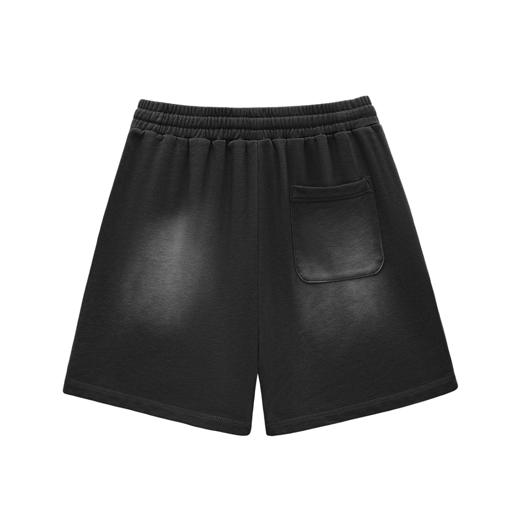 BBS Sun Fade Raw Edge Cotton Shorts