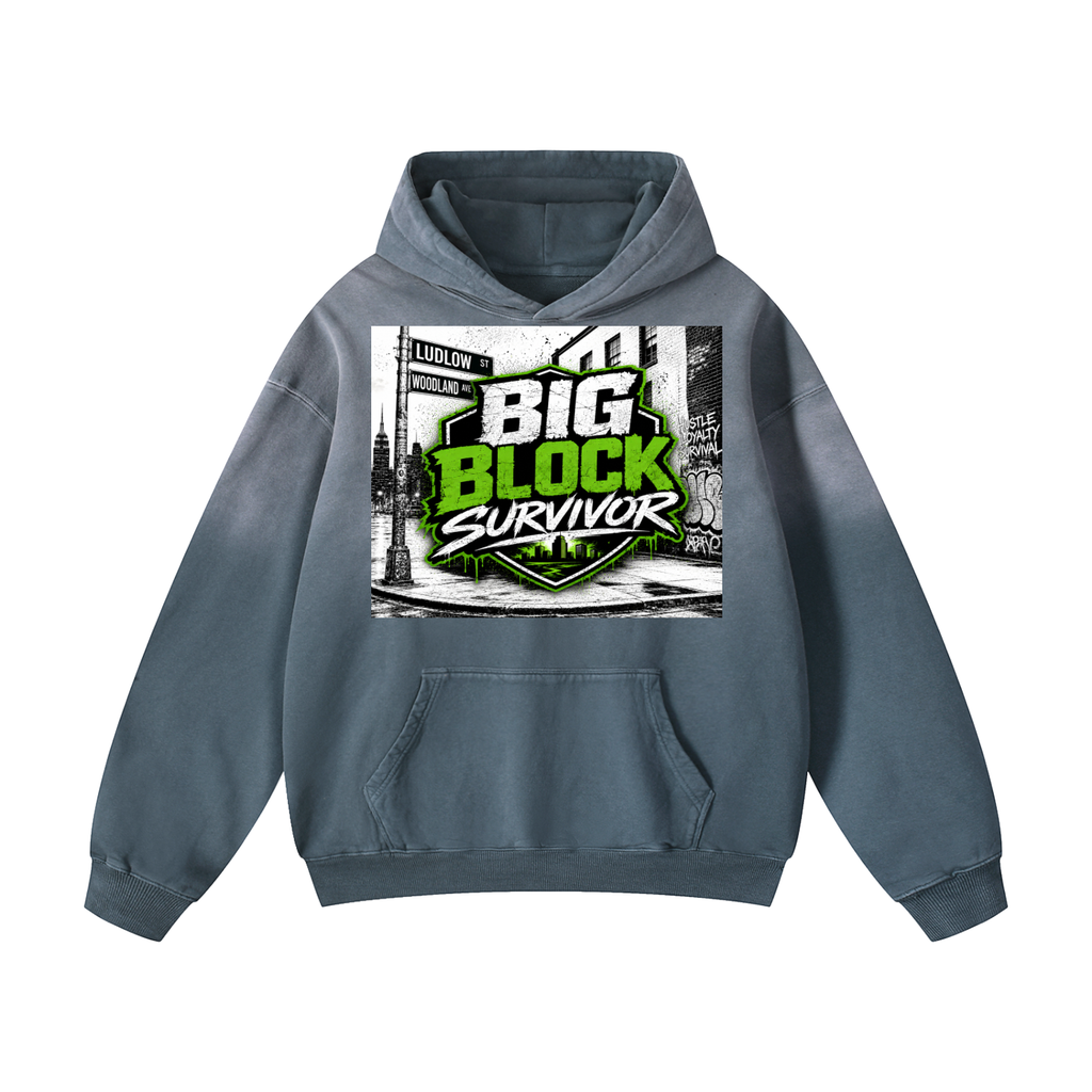 BBS Heavyweight Sunfade Oversized Hoodie