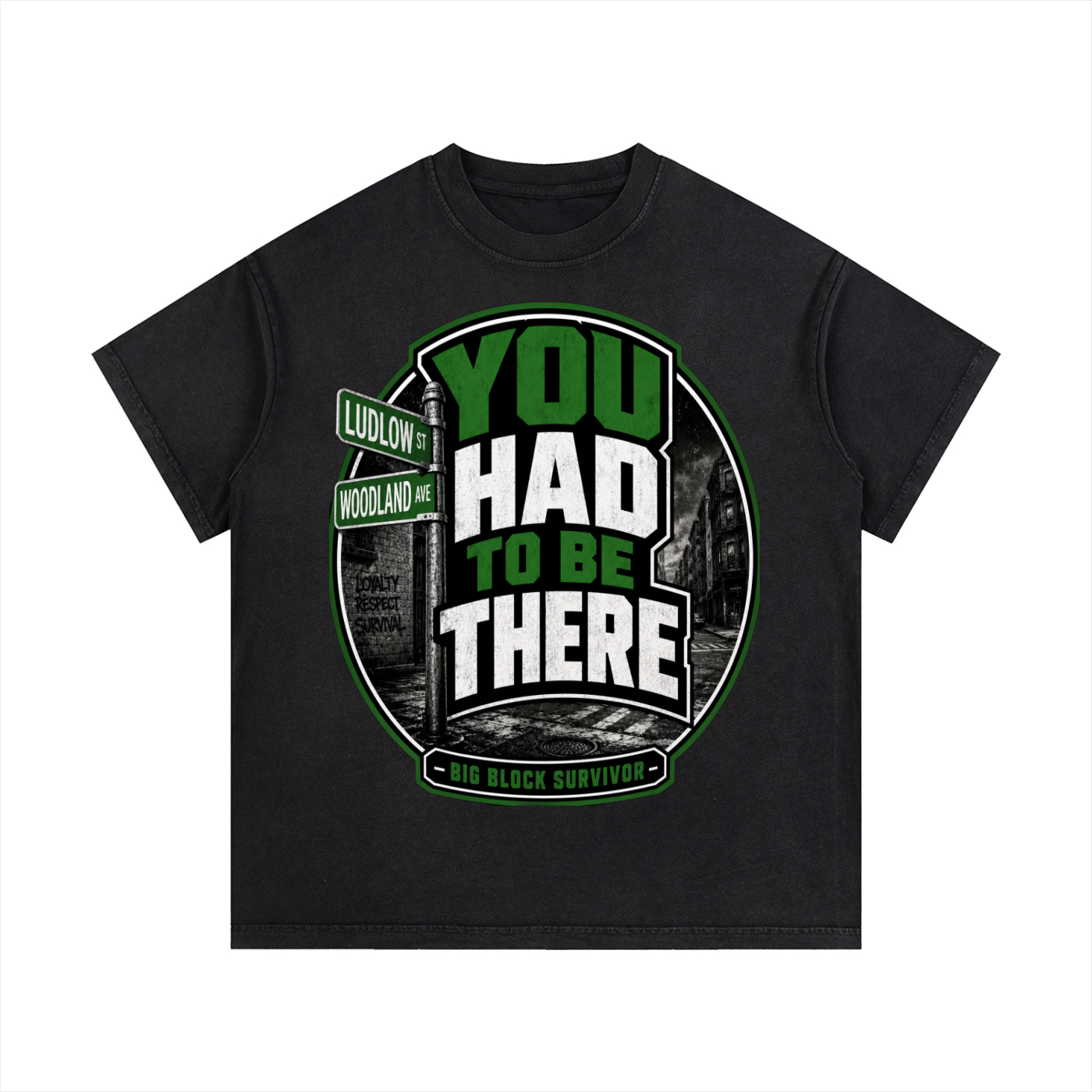 #YHTBT Vintage Wash Cotton T-Shirt