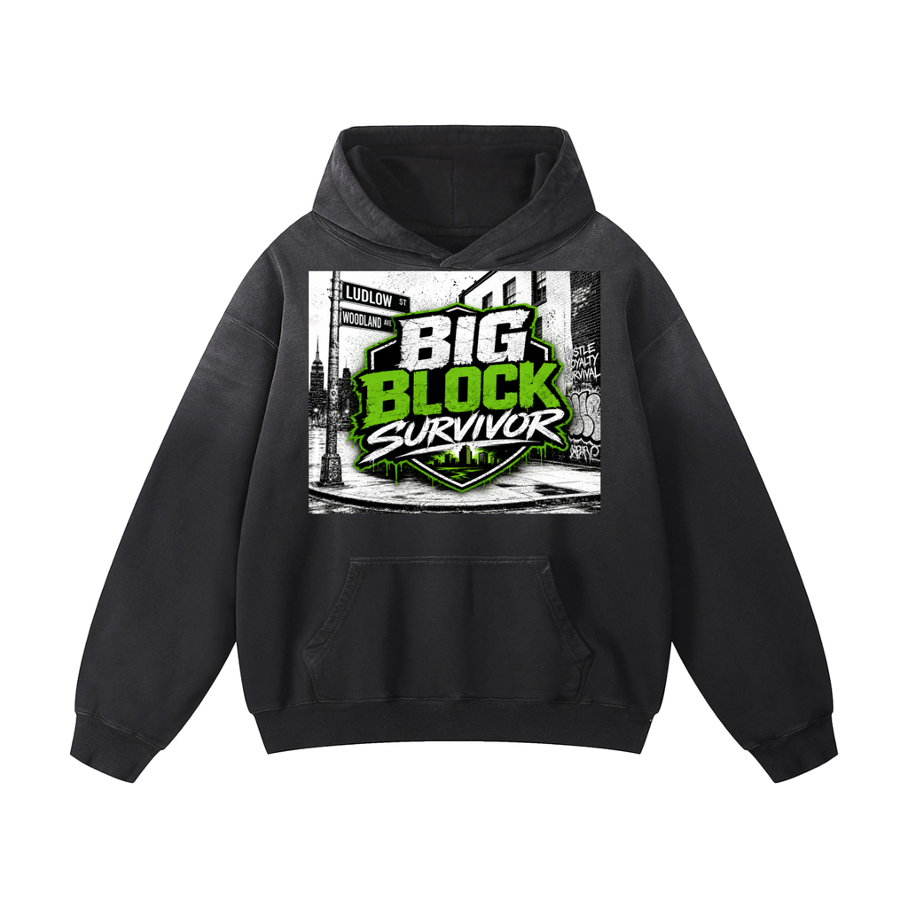 BBS Heavyweight Sunfade Oversized Hoodie