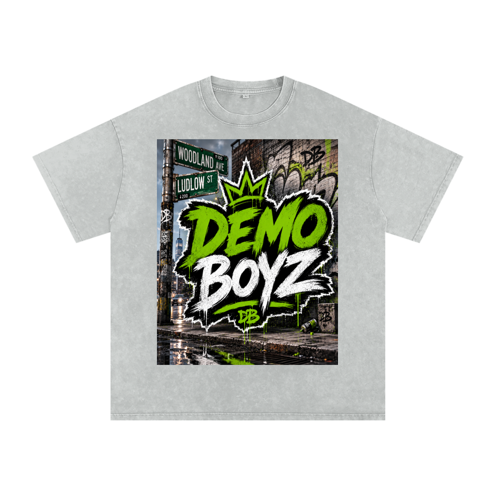 DB Snow Washed Oversized Cotton T-Shirt